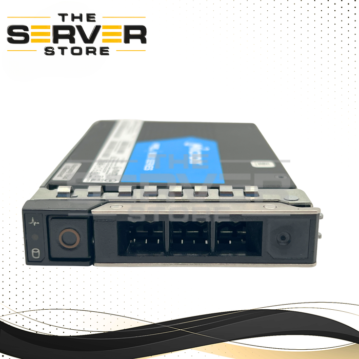 Micron 3.84TB NVMe U.2 PCIe Gen 3.0 x4 RI 2.5" SSD 9300 Pro Series MTFDHAL3T8TDP for Dell PowerEdge Server (Dell G15th Tray included)