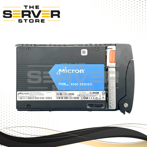 Micron 3.84TB NVMe U.2 PCIe Gen 3.0 x4 RI 2.5" SSD 9300 Pro Series MTFDHAL3T8TDP for Supermicro Server