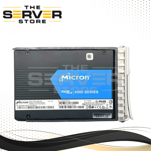 Micron 3.84TB NVMe U.2 PCIe Gen 3.0 x4 RI 2.5" SSD 9300 Pro Series MTFDHAL3T8TDP with Cisco UCS Servers Tray