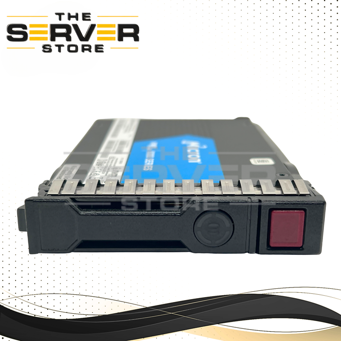 Micron 3.84TB NVMe U.2 PCIe Gen 3.0 x4 RI 2.5" SSD 9300 Pro Series MTFDHAL3T8TDP with HPE ProLiant SFF SC Tray
