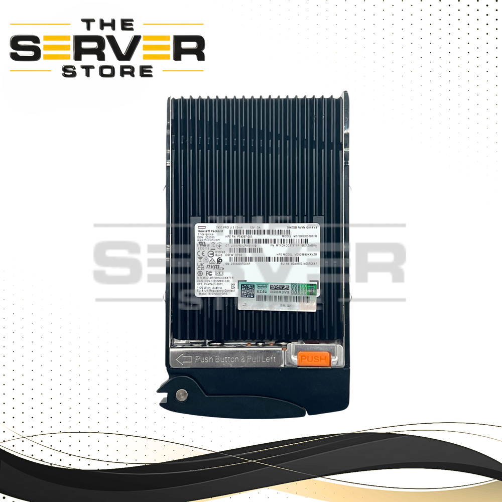 Micron 3.84TB NVMe U.3 G4 x4 RI 2.5" TCG Opal SSD 7450 Pro Series MTFDKCC3T8TFR For Supermicro Server