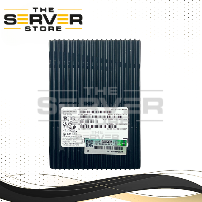 Micron 3.84TB NVMe U.3 G4 x4 RI 2.5" TCG Opal SSD 7450 Pro Series MTFDKCC3T8TFR