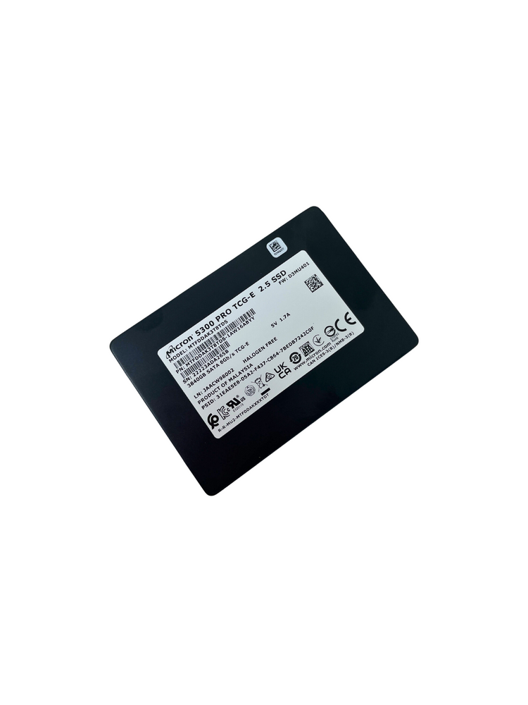 Micron 3.84TB SATA 6G RI 2.5" SSD 5300 PRO MTFDDAK3T8TDS-1AW16ABYY MTFDDAK3T8TDS