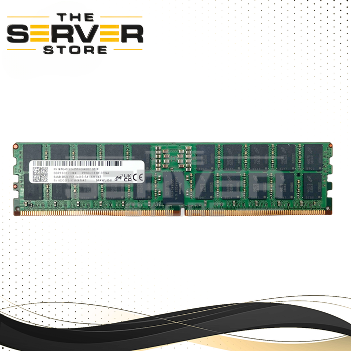 Micron 64GB 2Rx4 DDR5-6400 PC5-51200 ECC Registered Memory MTC40F2046S1RC64BD2