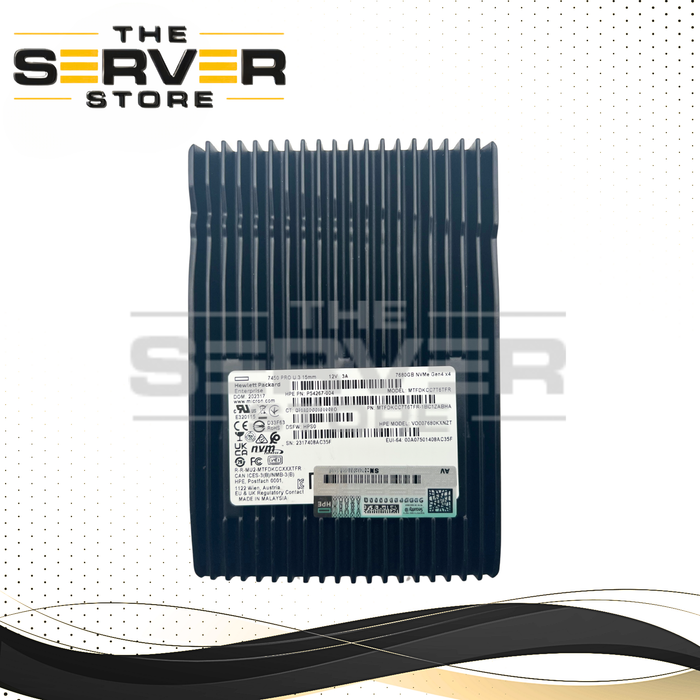 Micron 7.68TB NVMe U.3 G4 x4 RI 2.5" TCG Opal SSD 7450 Pro Series MTFDKCC7T6TFR