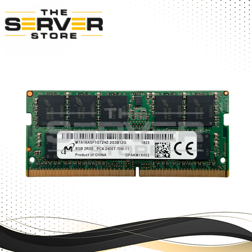Micron 8GB 2Rx8 DDR4-2400T PC4-19200 SODIMM ECC UDIMM Memory MTA18ASF1G72HZ-2G3B1ZG