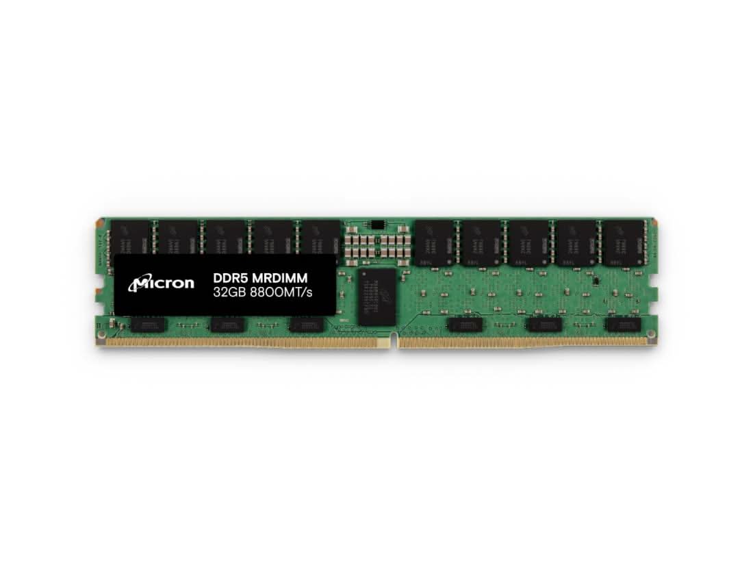 Micron MTC20F2085S1HC88XD1R DDR5 MRDIMM 32GB 2RX8 8800 CL36 (16GBIT) (Single Pack) Ram