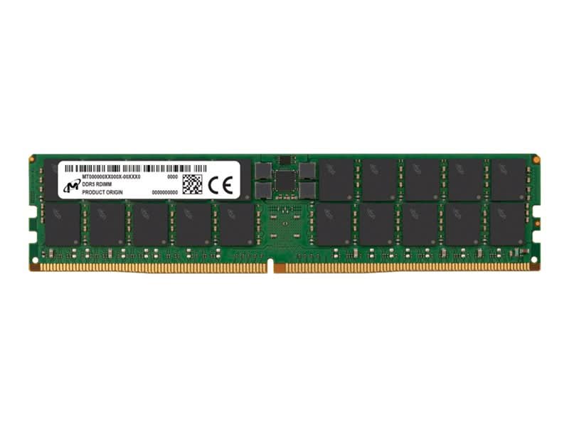 Micron MTC40F2046S1RC64BD2R 64GB DDR5-6400MHz PC5-51200 ECC RDIMM Memory