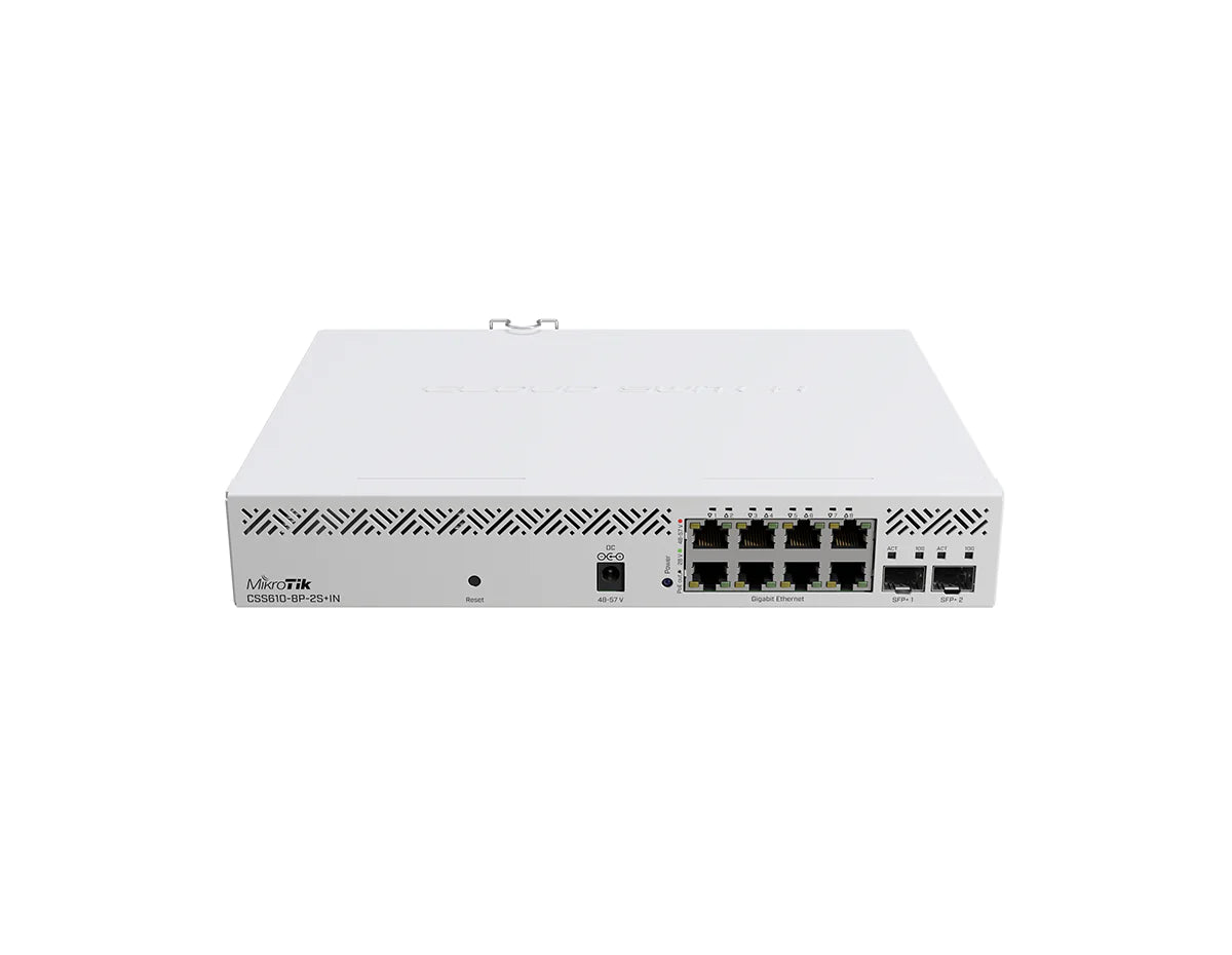 MikroTik CSS610-8P-2S+IN 8 Port Gigabit PoE Switch