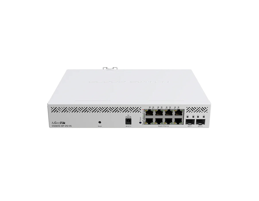 MikroTik CSS610-8P-2S+IN 8 Port Gigabit PoE Switch
