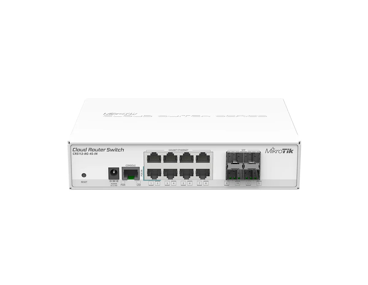 Mikrotik CRS112-8G-4S-IN Cloud Router Switch