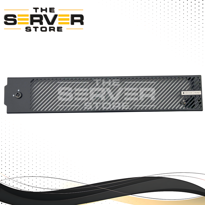 Milestone Husky Front Bezel with Key for Husky IVO 1800R Rack-Mountable NVR Server. P/N: 0FK4P1, FK4P1.