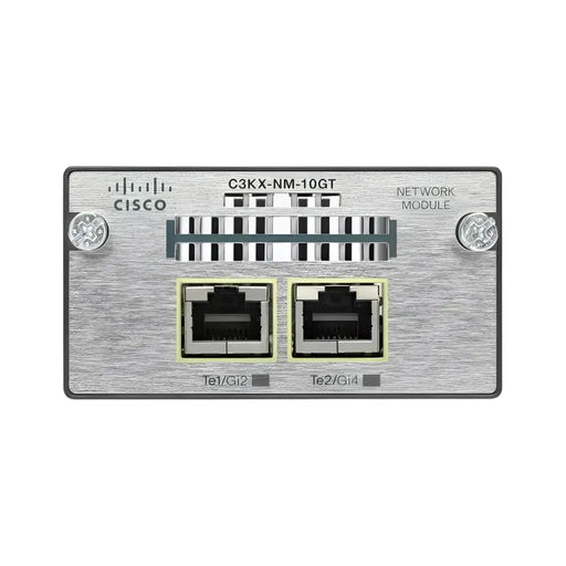 Cisco C3KX-NM-10GT 2-Port 10GBase-T Copper Network Module for Catalyst 3750-X/3560-X - Refurbished