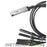 Molex 74764-1101 1m 40GB QSFP+ to 4x 10GB SFP+ Breakout Cable