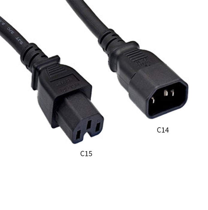 Monoprice C14 to C15 6Ft Heavy Duty Power Cable | 35113