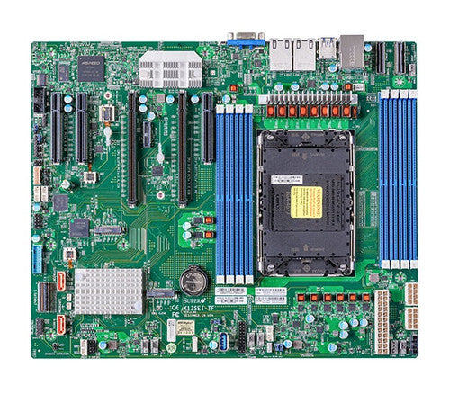 MBD-X13SEM-TF-B - Supermicro Xeon Scalable Socket LGA4677 DDR5 SATA M.2 PCI-Express Supported Micro-ATX Server Motherboard
