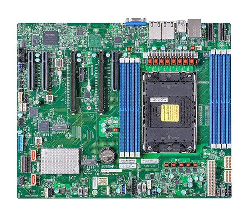 MBD-X13SEM-F - Supermicro Xeon Scalable Single Socket LGA4677 DDR5 SATA PCI-Express Supported micro-ATX Server Motherboard