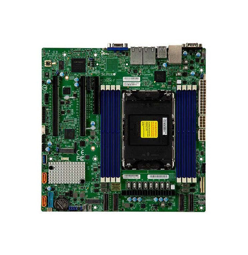 X13SEM-F - Supermicro Xeon Scalable Single Socket LGA4677 DDR5 SATA PCI-Express Supported micro-ATX Server Motherboard