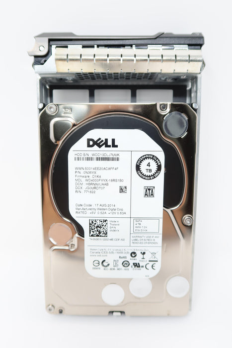 WD4000FYYX-18RS1B0 Dell 4TB 7.2K 64MB SATA LFF Hard Drive