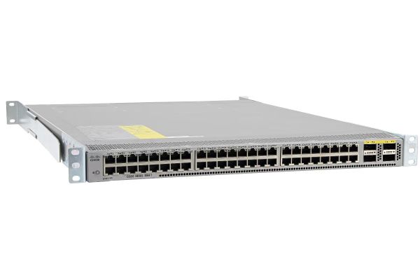 N3K-C3064TQ-10GT - Cisco Nexus 3064-T 48-Ports 10/100/1000BASE-T Ethernet Layer 3 Rack-mountable Managed Network Switch with 4-Ports QSFP+