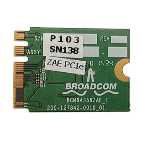 N4M64AA - HP Broadcom Mini PCI-Express (M.2) Dual-Band Network Adapter 802.11b/a/g/n Bluetooth 4.0 EDR