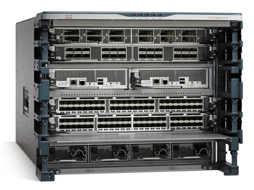 N77-C7706-B26S2E-R Cisco Nexus 7706 Managed L3 Switch Bundle (Chassis, 2x SUP2E, 6x FAB2), No Power Supplies