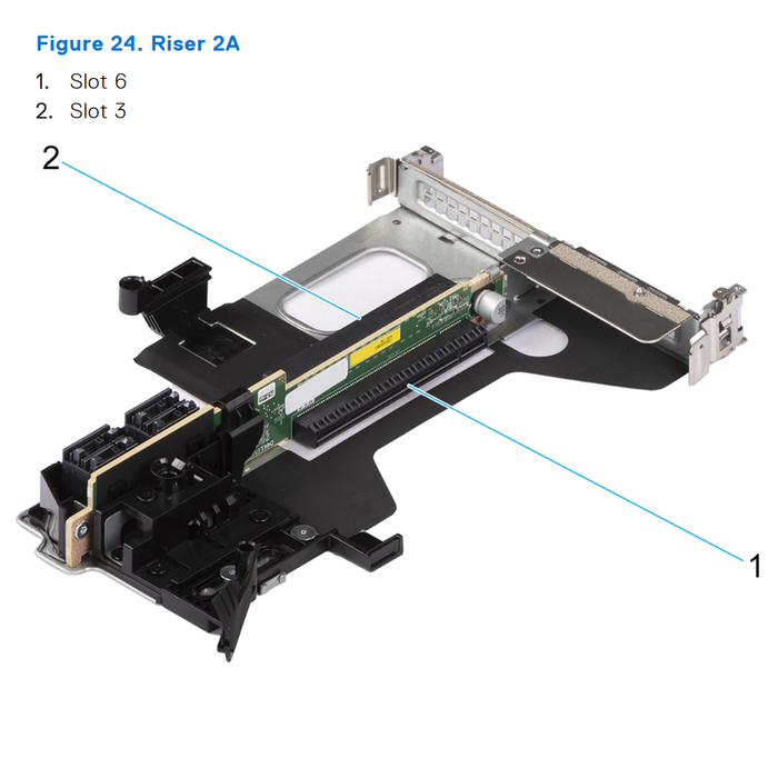 N9JT6 — Riser 2A 2x16 (R2A) LP | Dell PowerEdge R760