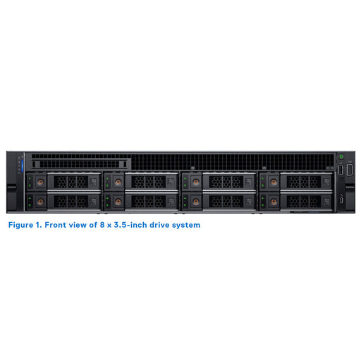 NCY1W — 8x 3.5" (SAS/SATA) Rack Chassis | Refurbished Dell PowerEdge R550