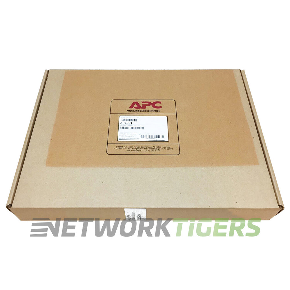 NEW APC AP7801 Metered Rack 120V 20A 8x NEMA 5-15 1U PDU
