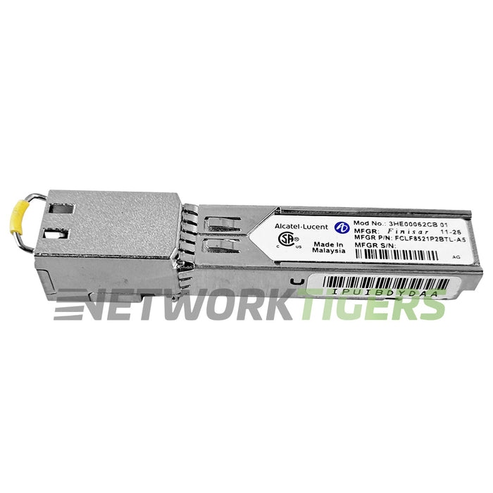NEW Alcatel-Lucent 3HE00062CB-01 1GB BASE-TX RJ45 SFP Transceiver
