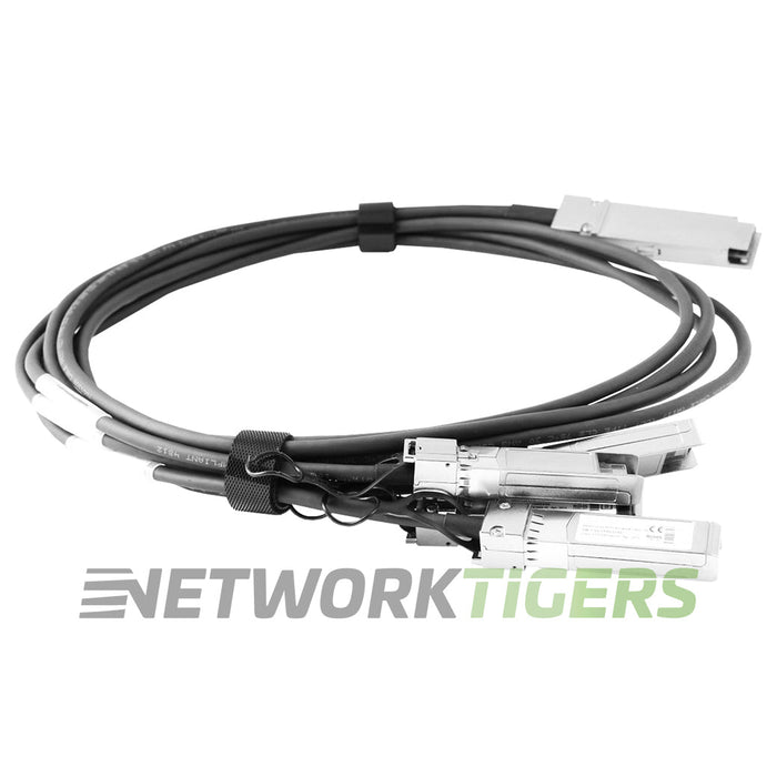NEW Arista CAB-Q-S-3M 3m 40GB QSFP+ to 4x 10GB SFP+ Breakout Cable