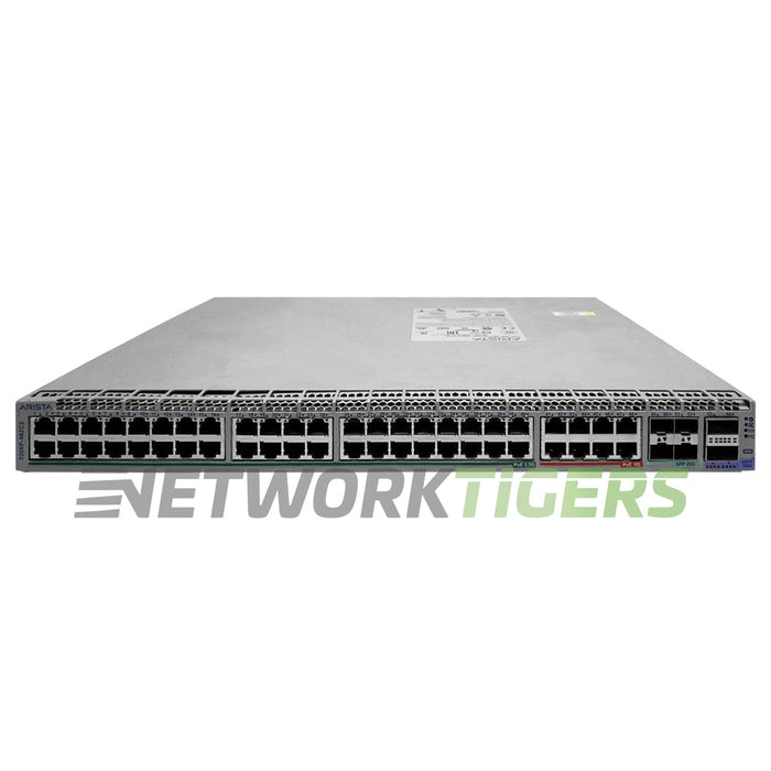 NEW Arista CCS-720XP-48ZC2-F 48x MultiGB PoE RJ45 4x SFP+ 2x QSFP28 F-B Switch
