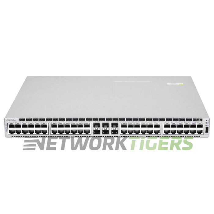 NEW Arista DCS-7020TR-48-F 48x GE RJ45 6x 10G SFP+ F-R Airflow Switch
