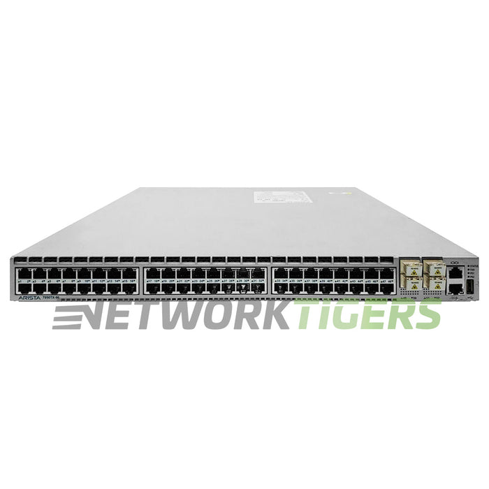 NEW Arista DCS-7050TX-96-R 48x 10GB Copper 12x 40GB (4x MXP) B-F Air Switch