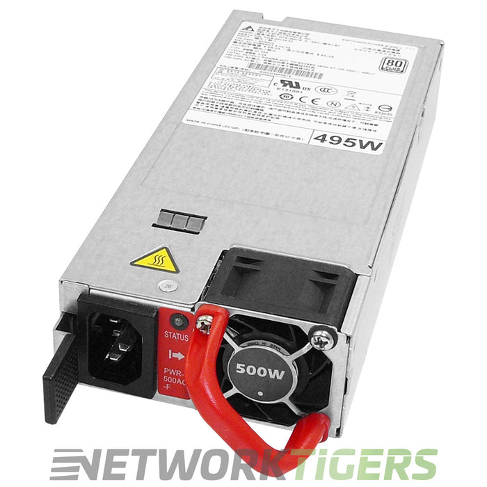 NEW Arista PWR-500AC-F 7280E Series 500W AC F-B Air (Red) Switch Power Supply