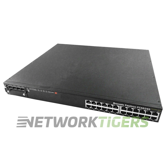 NEW Brocade FCX624S-ADV 24x 1GB RJ45 4x 1GB Combo Advanced Switch