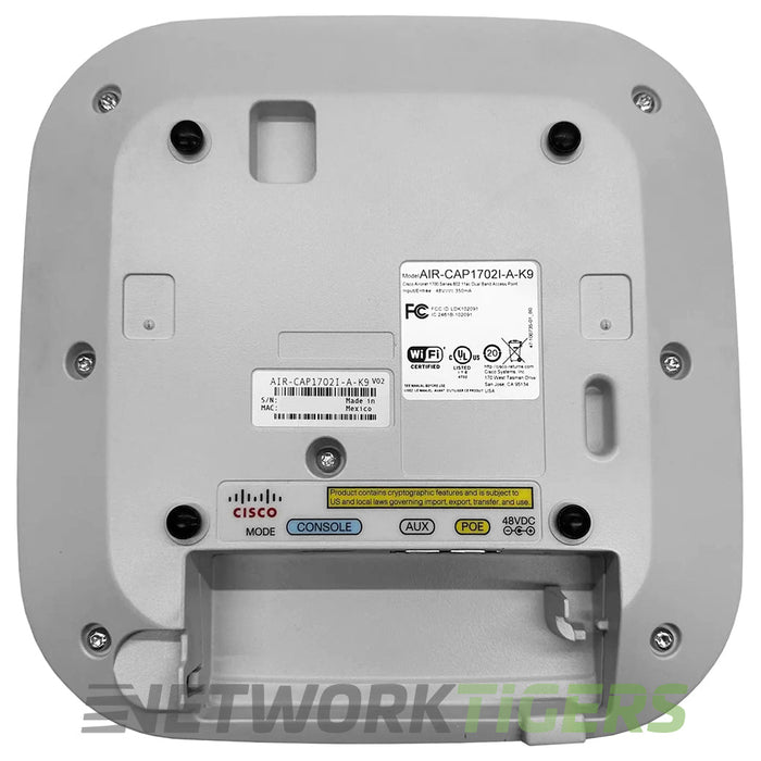 NEW Cisco AIR-CAP1702I-A-K9 Dual-Band 02.11a/g/n/ac Wireless AP Controller Based