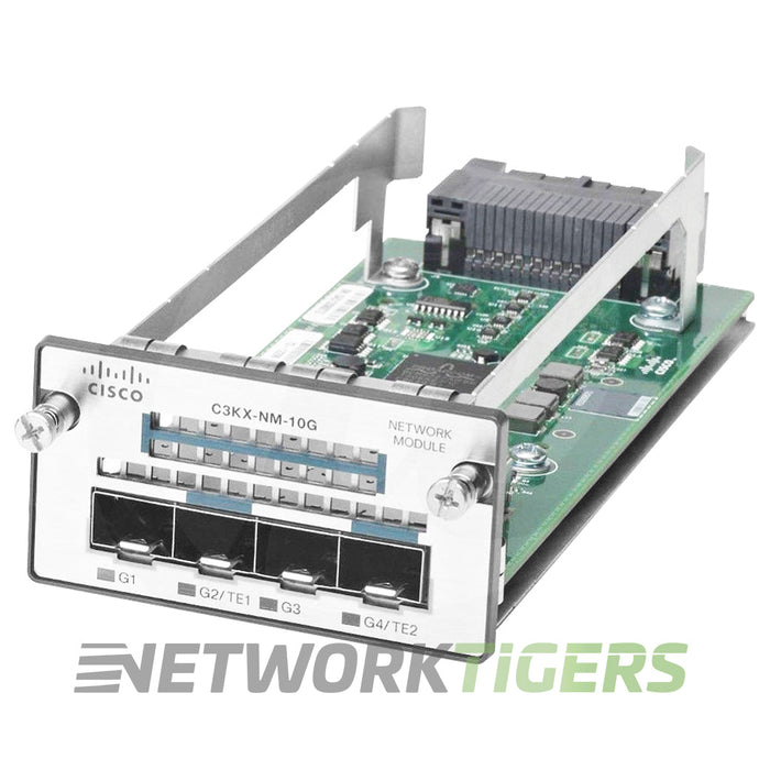 NEW Cisco C3KX-NM-10G Catalyst 3750X 2x 10GB SFP+ 2x 1GB SFP Switch Module