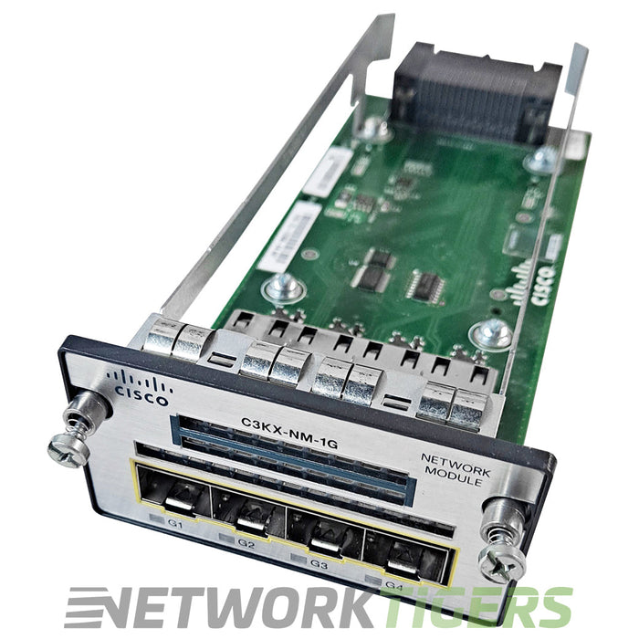 NEW Cisco C3KX-NM-1G Catalyst 3750X 4x 1GB SFP Switch Module
