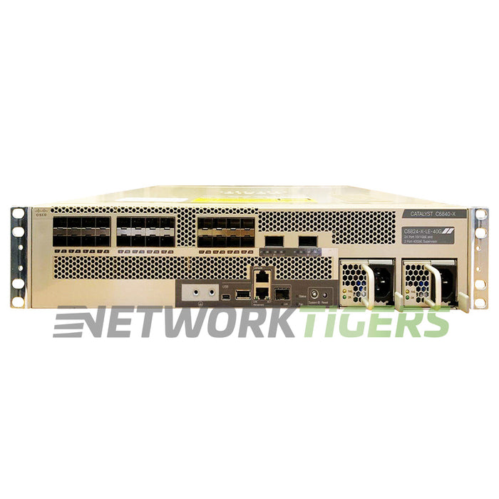 NEW Cisco C6824-X-LE-40G Catalyst 6800X 24x 10GB SFP+ 2x 40GB QSFP+ Switch