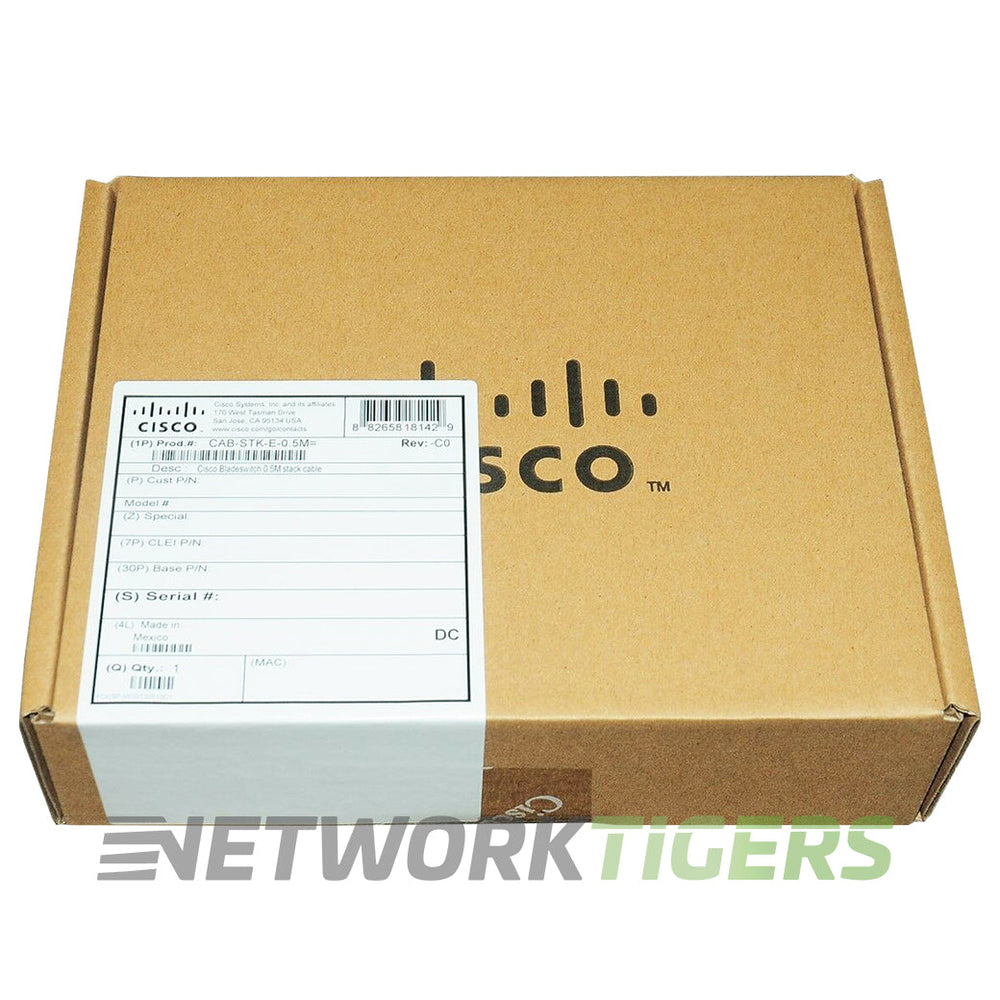 NEW Cisco CAB-STK-E-0.5M Catalyst 2960S Series 50cm FlexStack Stacking Cable