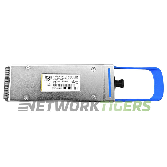 NEW Cisco CPAK-10X10G-LR 10GB BASE-LR 1310nm SMF CPAK Transceiver
