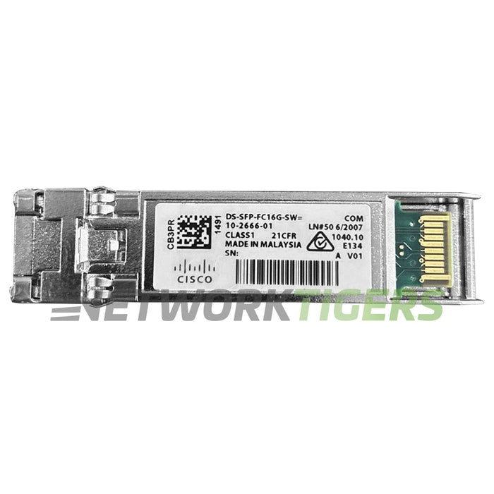 NEW Cisco DS-SFP-FC16G-SW 16GB SW MMF LC Fibre Channel SFP+ Transceiver