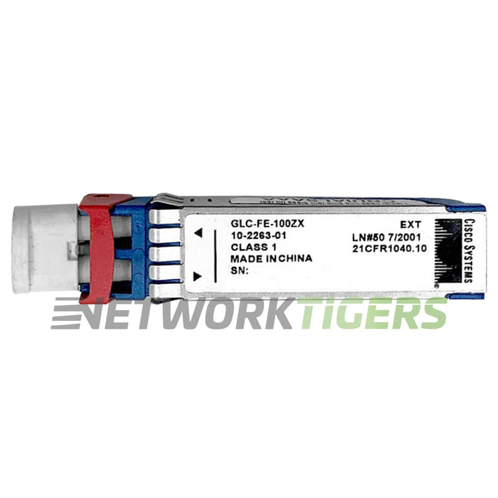 NEW Cisco GLC-FE-100ZX 100Mbps BASE-ZX 1550nm SMF LC SFP Transceiver