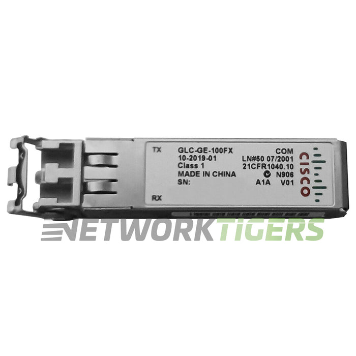 NEW Cisco GLC-GE-100FX 100Mbps BASE-FX MMF LC SFP Transceiver