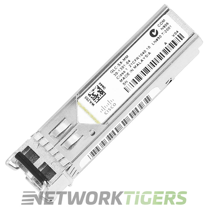 NEW Cisco GLC-SX-MM 1GB BASE-SX 850nm MMF LC SFP Transceiver (Without DOM)