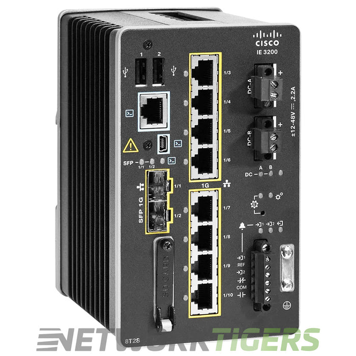 NEW Cisco IE-3300-8T2S-A Catalyst IE3300 Rugged 8x 1GB 2x 1GB SFP Switch