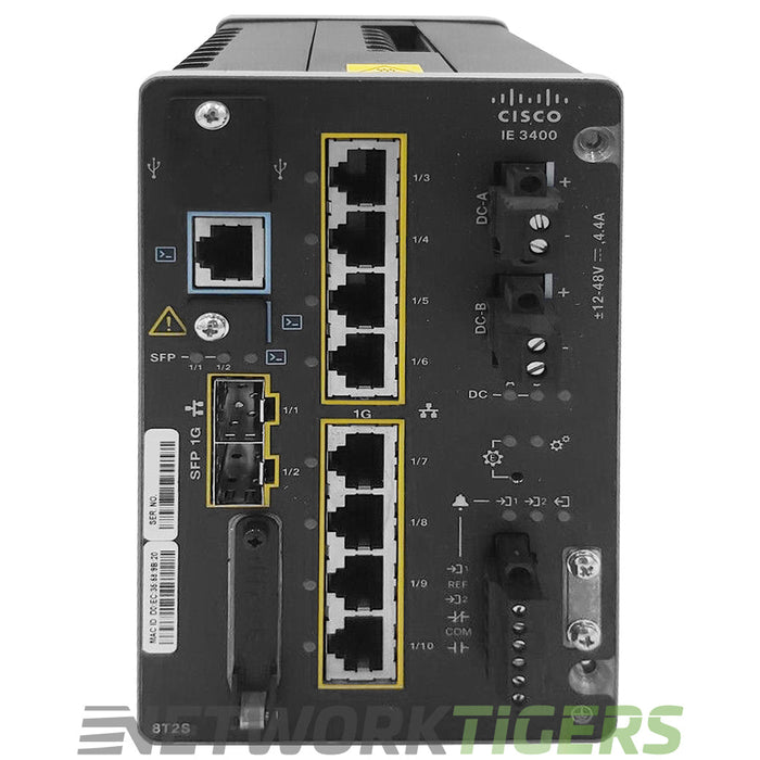 NEW Cisco IE-3400-8T2S-A IE 3400 Rugged Series 8x 1GB RJ45 2x 1GB SFP Switch