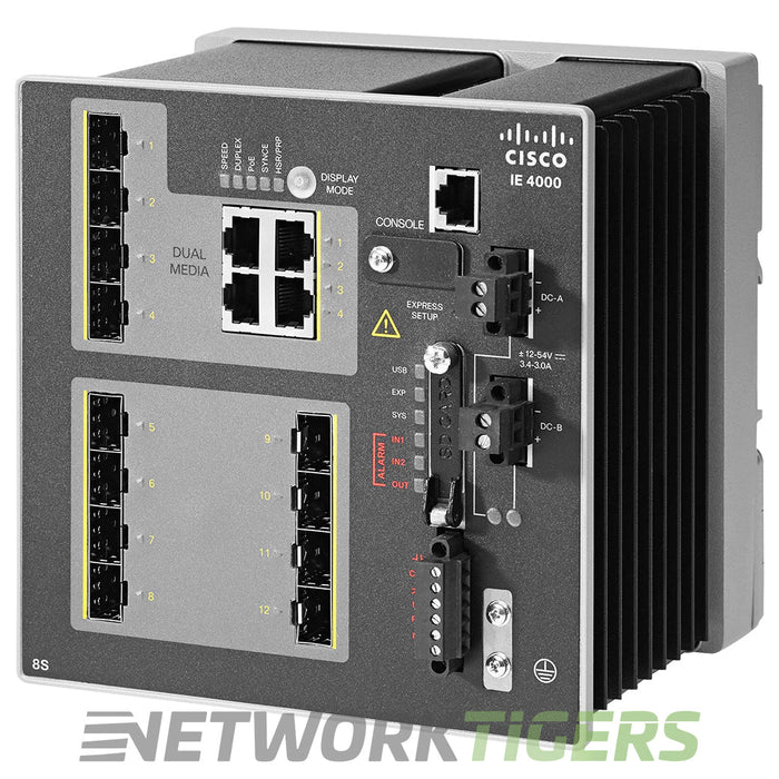 NEW Cisco IE-4000-8S4G-E IE 4000 Series 8x FE SFP 4x 1GB Combo Switch