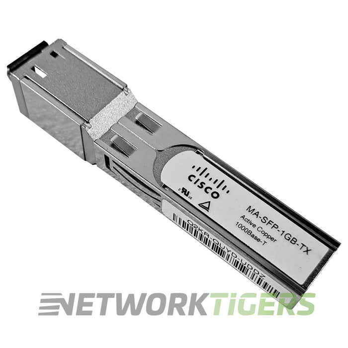 NEW Cisco Meraki MA-SFP-1GB-TX 1GB BASE-TX RJ45 SFP Transceiver